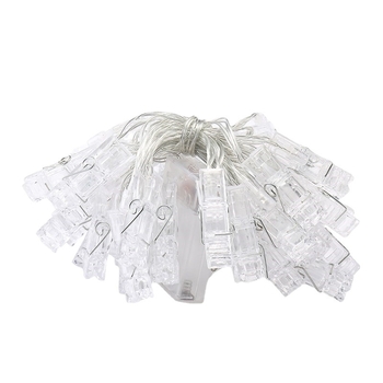 LED nuotraukų klipų šviesos styginė vestuvių romantiška išpažinties nuotraukų siena kalėdinė interjero dekoracija spalvinga šviesos stygų apšvietimas