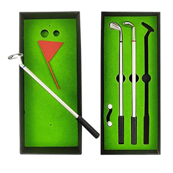 Golfa dāvanu pildspalva Lodīšu pildspalva Pasākuma dāvana Pasākuma dāvana Mini stadions 1 kaste 3 pildspalvas sarkana zila melna katra 1