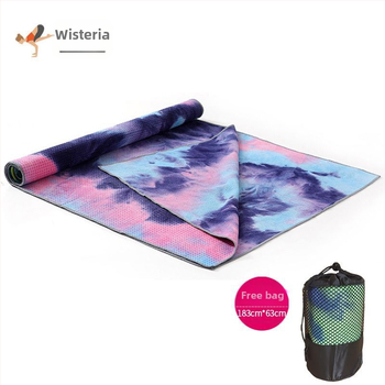 Διευρυμένη πετσέτα γιόγκα, Κουβέρτα γιόγκα με πάχος, Εκτεταμένο στρώμα γυμναστικής που απορροφά τον ιδρώτα, Κουβέρτα γιόγκα, Φορητή πετσέτα, Χονδρική