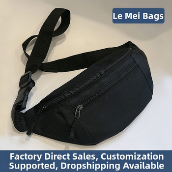 Geantă de talie mare pentru bărbați și femei, geantă de umăr Crossbody, geantă de piept, rucsac la modă, portofel multifuncțional, culoare solidă, casual, pentru bărbați și femei