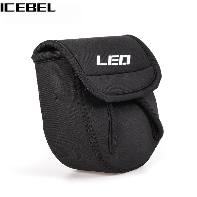 ICEBEL plyšinis verpimo žvejybos rato krepšys žvejybos rato apsauga minkšta rankovė žvejybos įranga neišardoma apsauga nuo susidūrimo didelis elastingumas