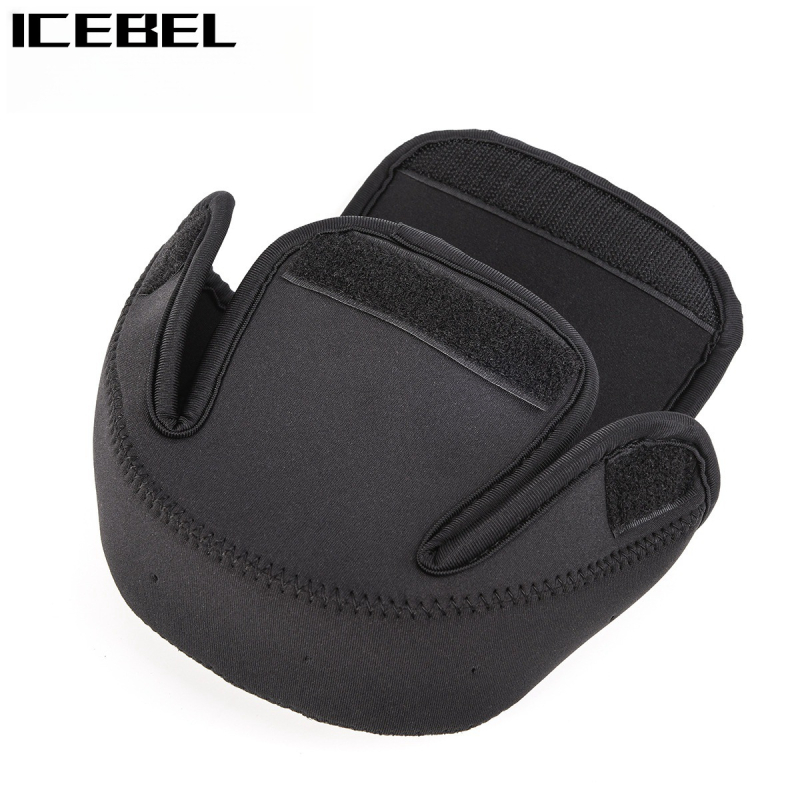 ICEBEL plyšinis verpimo žvejybos rato krepšys žvejybos rato apsauga minkšta rankovė žvejybos įranga neišardoma apsauga nuo susidūrimo didelis elastingumas