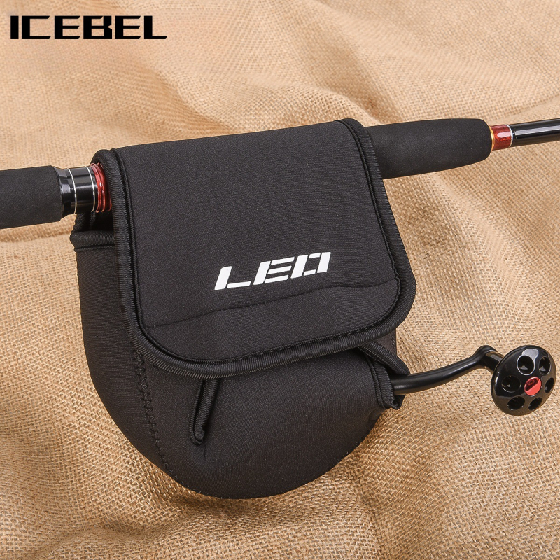 ICEBEL plyšinis verpimo žvejybos rato krepšys žvejybos rato apsauga minkšta rankovė žvejybos įranga neišardoma apsauga nuo susidūrimo didelis elastingumas