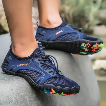 Παπούτσια ταχείας ξήρανσης για άνδρες, καλοκαιρινά παπούτσια πεζοπορίας, αναπνεύσιμα ανδρικά παπούτσια, casual αθλητικά, αντιολισθητικά, ανθεκτικά στη φθορά, παπούτσια πεζοπορίας και υπαίθριων δραστηριοτήτων