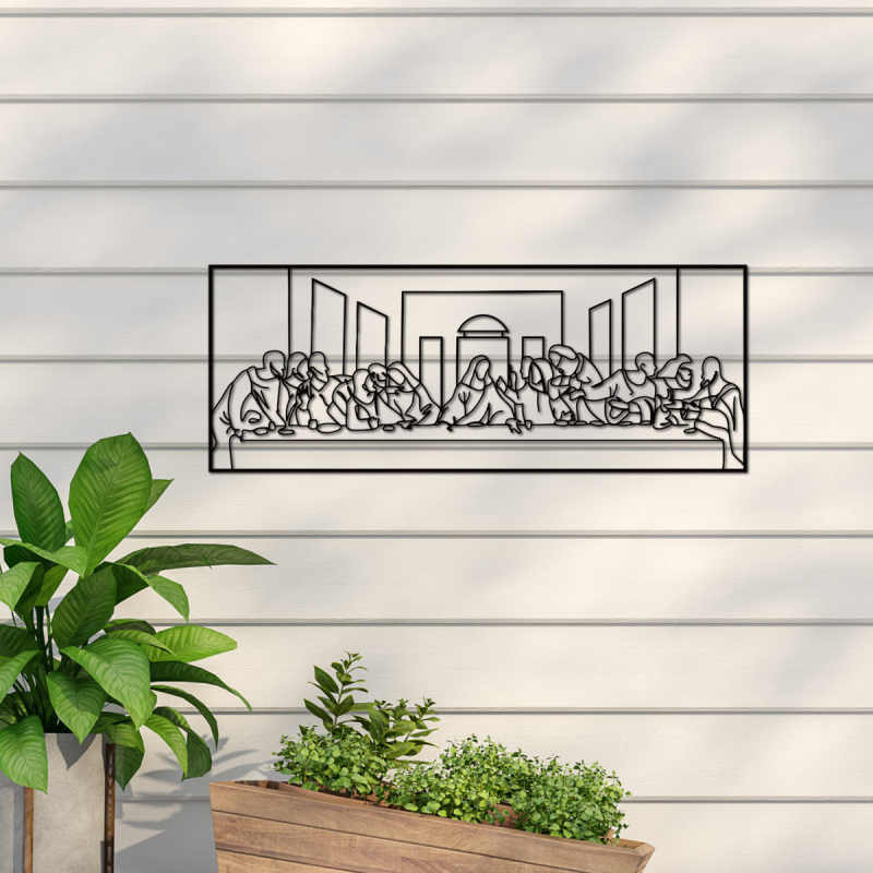 Dekoratív medál vasbeton fali dekoráció után, kreatív húsvéti Jézus feltámadása határokon átnyúló fémmegmunkálók