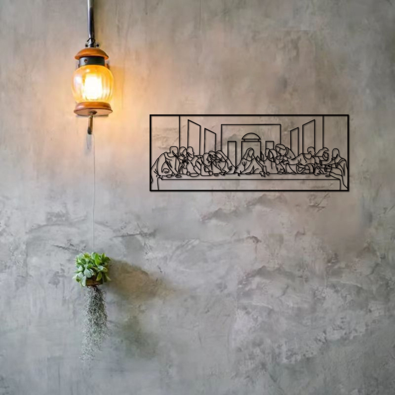 Dekoratív medál vasbeton fali dekoráció után, kreatív húsvéti Jézus feltámadása határokon átnyúló fémmegmunkálók