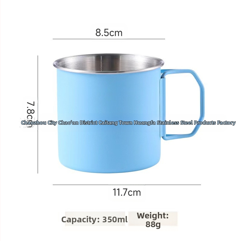 Āra nerūsējošā tērauda 304 saliekamā krūze Āra kempinga virtuves piederumi Alpīnisma ūdens krūze Pārnēsājama uzglabāšanas alus krūze