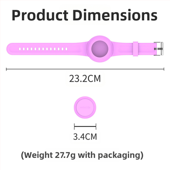 Sobib Apple Airtagi kadumisvastase veekindla rihmaga randmepaelaga Cartoon Doll plaastriga seljakotile lastele