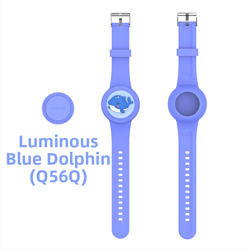 Sobib Apple Airtagi kadumisvastase veekindla rihmaga randmepaelaga Cartoon Doll plaastriga seljakotile lastele