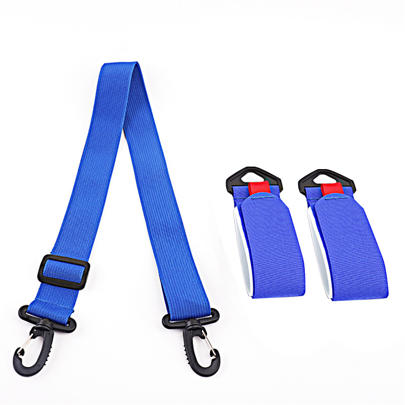 Snieglentės dirželis, nešiojamas dvilentės snieglentės dirželis, fiksuotas rogių dirželis, reguliuojamas, nuimamas rogių dirželis, kryžminis