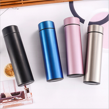 304 από ανοξείδωτο ατσάλι με οθόνη αφής, έξυπνο θερμός με LED, διπλό κενό, μέτρηση θερμοκρασίας, εκτύπωση λογότυπου κυπέλλου θερμοκρασίας