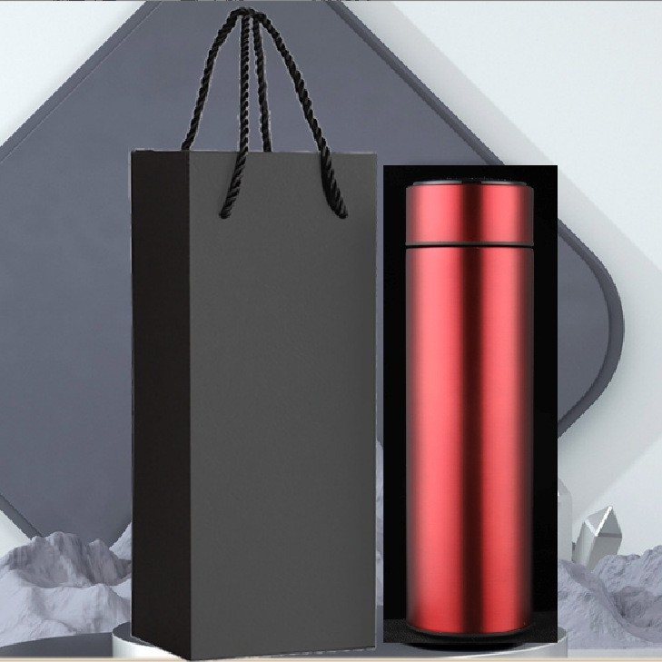 304 rozsdamentes acél érintőképernyős kijelző hőmérsékletmérő pohár intelligens LED termosz pohár dupla vákuumos hőmérsékletmérés hőmérsékletmérő pohár nyomtatási logó