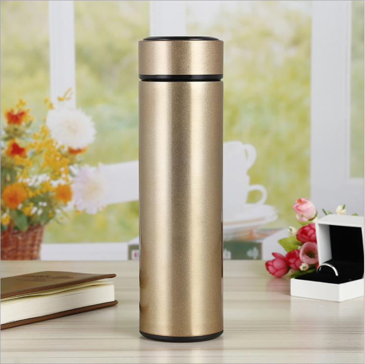 304 rozsdamentes acél érintőképernyős kijelző hőmérsékletmérő pohár intelligens LED termosz pohár dupla vákuumos hőmérsékletmérés hőmérsékletmérő pohár nyomtatási logó