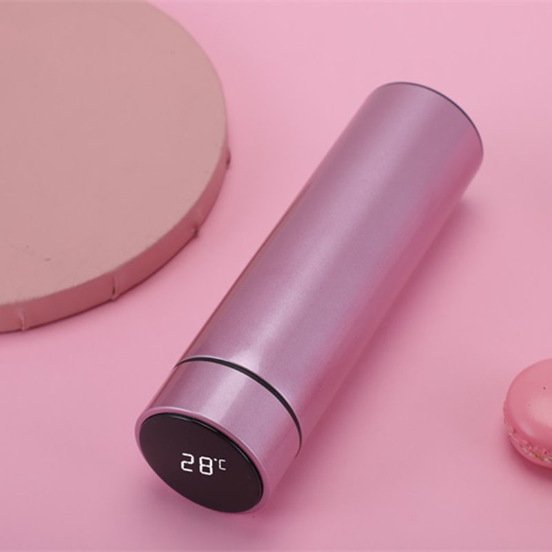 304 rozsdamentes acél érintőképernyős kijelző hőmérsékletmérő pohár intelligens LED termosz pohár dupla vákuumos hőmérsékletmérés hőmérsékletmérő pohár nyomtatási logó