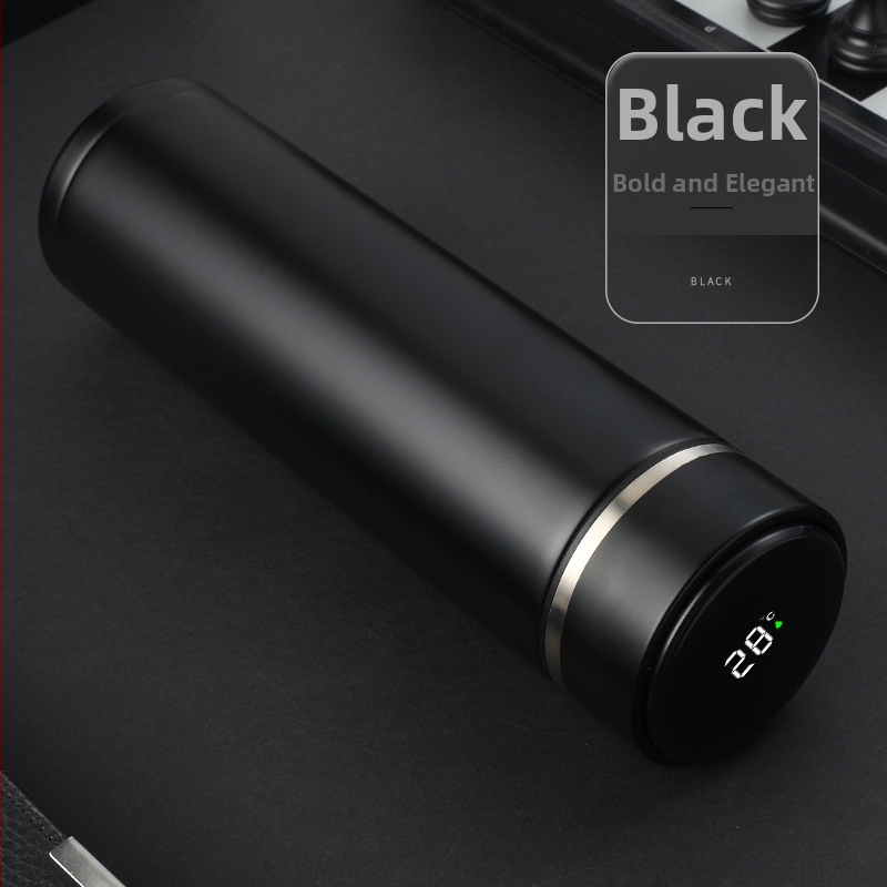 304 rozsdamentes acél érintőképernyős kijelző hőmérsékletmérő pohár intelligens LED termosz pohár dupla vákuumos hőmérsékletmérés hőmérsékletmérő pohár nyomtatási logó