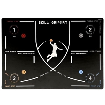 Χαλί προπόνησης ποδιών μπάσκετ αντιολισθητικό χαλάκι ελέγχου μπάλας αθλητικό χαλάκι ρυθμού εσωτερικού χώρου ηχομονωτικό ανθεκτικό στη φθορά χαλάκι προπόνησης μπάσκετ χονδρικής