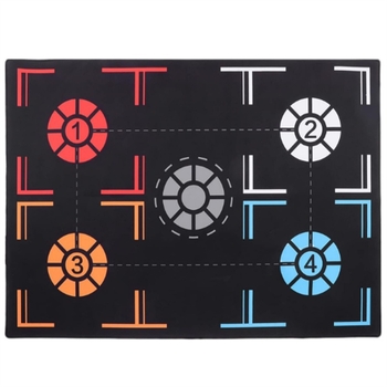 Χαλί προπόνησης ποδιών μπάσκετ αντιολισθητικό χαλάκι ελέγχου μπάλας αθλητικό χαλάκι ρυθμού εσωτερικού χώρου ηχομονωτικό ανθεκτικό στη φθορά χαλάκι προπόνησης μπάσκετ χονδρικής