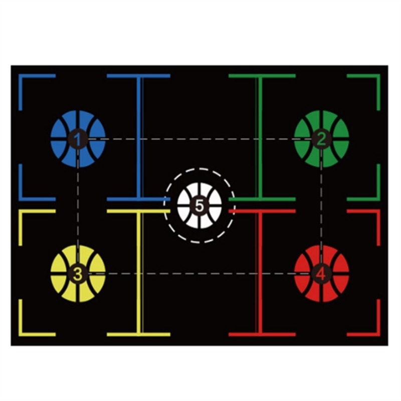 Kosárlabda lábmunka edzőszőnyeg csúszásgátló szőnyeg sportlabda irányító tempószőnyeg beltéri hangszigetelt kopásálló kosárlabda edzőszőnyeg nagykereskedelem