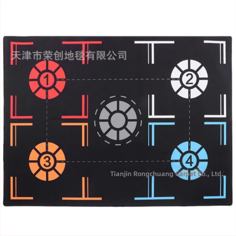 Kosárlabda lábmunka edzőszőnyeg csúszásgátló szőnyeg sportlabda irányító tempószőnyeg beltéri hangszigetelt kopásálló kosárlabda edzőszőnyeg nagykereskedelem