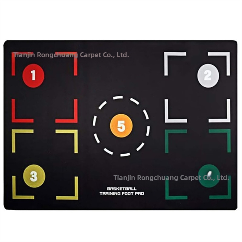 Kosárlabda lábmunka edzőszőnyeg csúszásgátló szőnyeg sportlabda irányító tempószőnyeg beltéri hangszigetelt kopásálló kosárlabda edzőszőnyeg nagykereskedelem