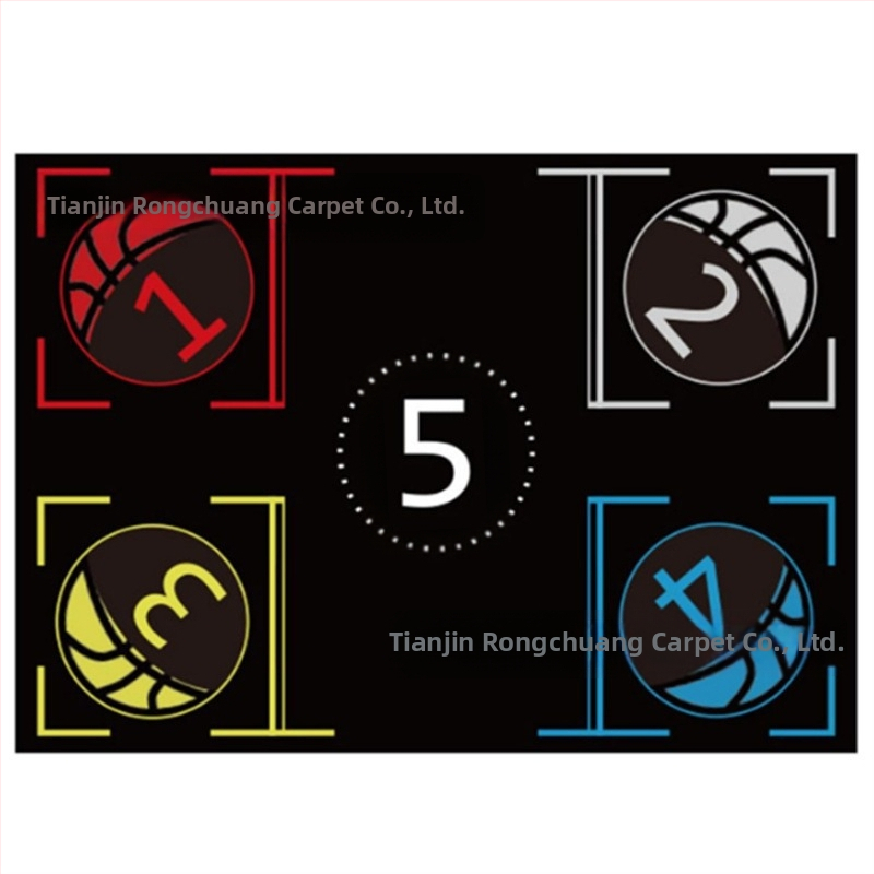 Kosárlabda lábmunka edzőszőnyeg csúszásgátló szőnyeg sportlabda irányító tempószőnyeg beltéri hangszigetelt kopásálló kosárlabda edzőszőnyeg nagykereskedelem