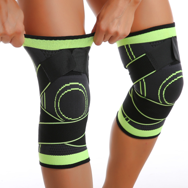 Térdvédők egy generációja, kültéri férfi és női futó, kosárlabda, hegymászó, nyomás alatt kerékpározó, kötött térdvédők
