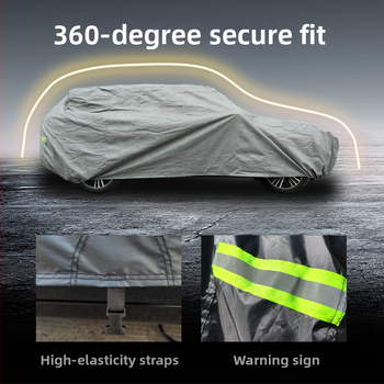 Putekļu necaurlaidīgs un saules aizsargs Harvard h6 neausta automašīnas pārsega pārsegs, pilnībā pārklāts pazemes autostāvvietas pārsegs, skrāpējumiem izturīgs un nodilumizturīgs automašīnas apvalks