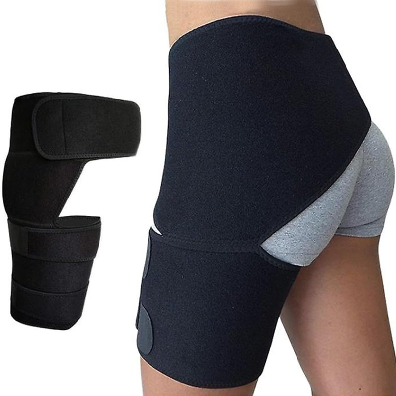 Tarpvalstybinė sportinė šlaunų apsauga, bėgimas, sunkumų kilnojimas, raumenų kojų apsauga nuo įtempimo, klubų diržas, šlaunų apsauga fitnesui, suspaudimo diržas