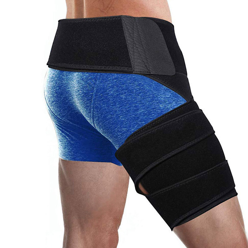 Tarpvalstybinė sportinė šlaunų apsauga, bėgimas, sunkumų kilnojimas, raumenų kojų apsauga nuo įtempimo, klubų diržas, šlaunų apsauga fitnesui, suspaudimo diržas