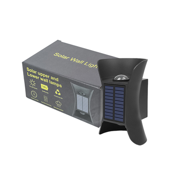 Naujas saulės rago formos lauko lempa, atspari vandeniui, sieninė sieninė lempa, kiemo sodo siena, prožektorius, vilos durų sieninė lempa