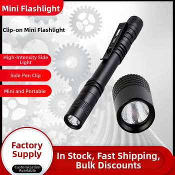 Διασυνοριακός μίνι φακός από κράμα αλουμινίου σε σχήμα στυλό οικιακός φακός AAA εξωτερικού χώρου ισχυρός φακός χονδρικής