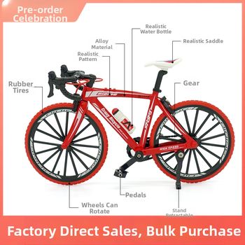 Διασυνοριακά δημιουργικά τεχνητά διακοσμητικά ποδηλάτων από κράμα 1:8, συλλογή μοντέλων μίνι ποδηλάτων για αγώνες