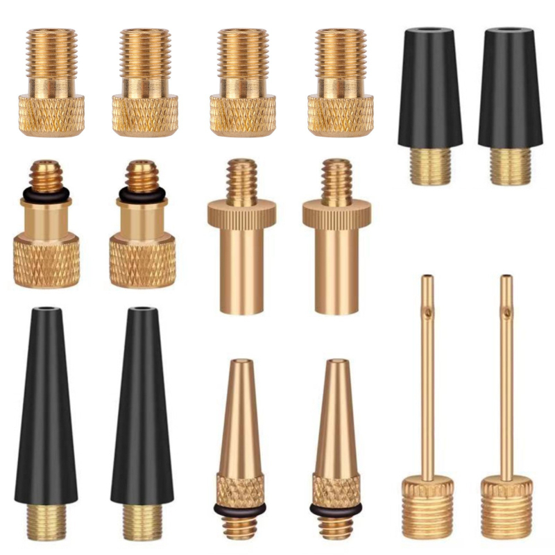 Jalgratta ventiiliadapter 21-osaline komplekt jalgratta ventiilirühma ventiiliadapter SV AV DV jalgratta õhk