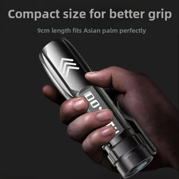 Φακός LED Ειδικών Δυνάμεων Ισχυρό Φως Γρήγορης Φόρτισης Φορητή Πολυλειτουργική Λάμπα Οικιακής Χρήσης Μεγάλης Εμβέλειας 9 Υπερελαφριά Λάμπα LED