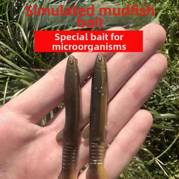 Naujas bioninis mažų ešerių masalas su druskos ir žuvies skoniu, skirtas mandarinų žuvims ir ešeriams žvejoti. Minkšti kirminai. Netikras masalas žvejybai. Žvejybos reikmenys.