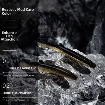 Naujas bioninis mažų ešerių masalas su druskos ir žuvies skoniu, skirtas mandarinų žuvims ir ešeriams žvejoti. Minkšti kirminai. Netikras masalas žvejybai. Žvejybos reikmenys.