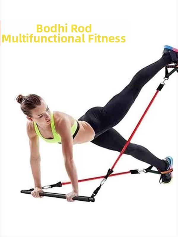 Pilateso lazda namams, jogos treniruotėms, daugiafunkcis reguliuojamas trijų dalių Pilateso lazdos kostiumas