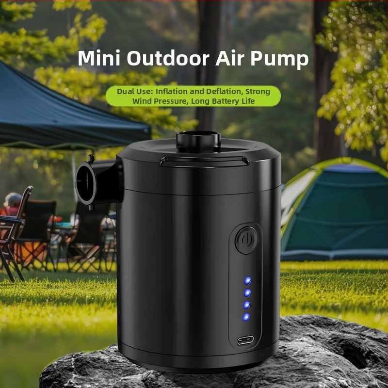 Úszógyűrűs felfújható ágy Felfújható csónak Kültéri elektromos hordozható légpumpa