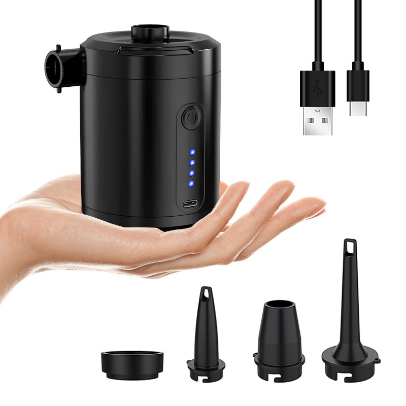 Úszógyűrűs felfújható ágy Felfújható csónak Kültéri elektromos hordozható légpumpa