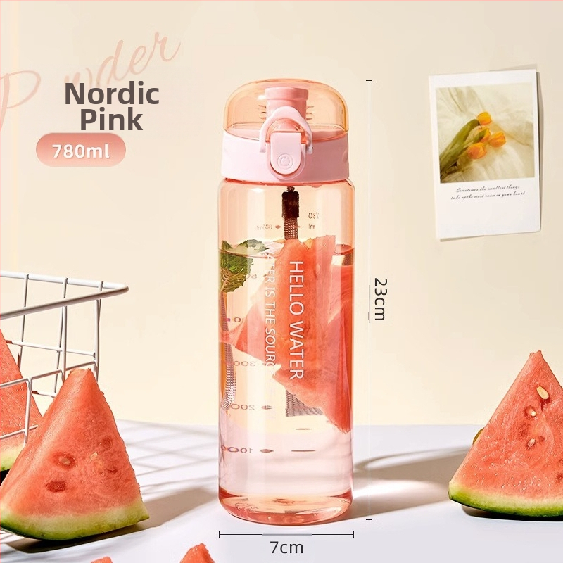 Atšokančio dangtelio puodelis, pritaikytas vyrams ir moterims studentams, sportinis sippy puodelis, vandens puodelis, nešiojamas plastikinis puodelis, reklaminės dovanos formulavimas