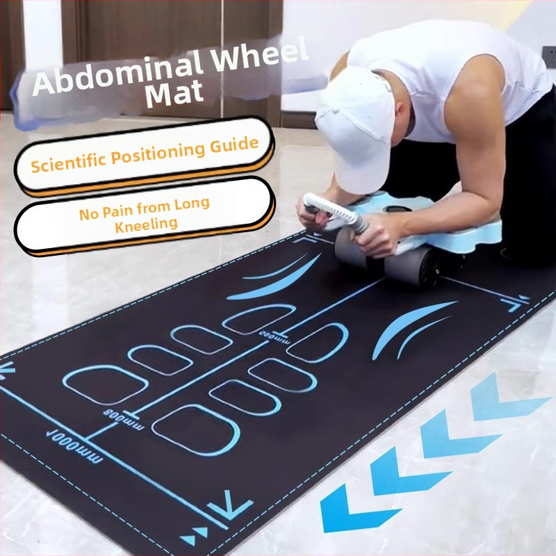 Gyári egyenes haj, eladó új hasizomszőnyeg, univerzális fitnesz jóga térdelő szőnyeg, kovaföld sár sport edzőgörgő, hasizom kerék