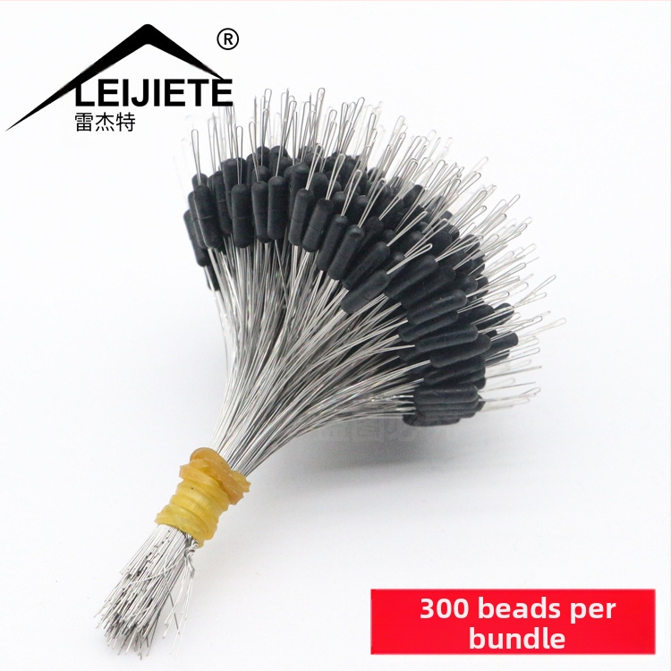 Космически боб на едро, 300 зърна, един маслинено-черен каучук с висока концентричност, цилиндричен риболовен уред, фабричен аутлет