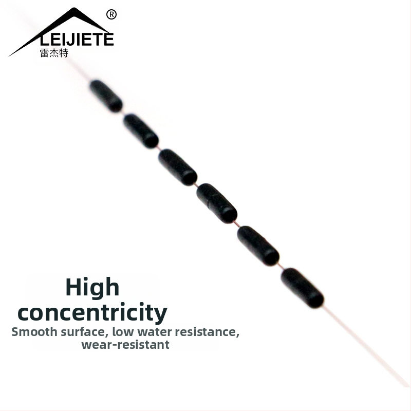 Космически боб на едро, 300 зърна, един маслинено-черен каучук с висока концентричност, цилиндричен риболовен уред, фабричен аутлет