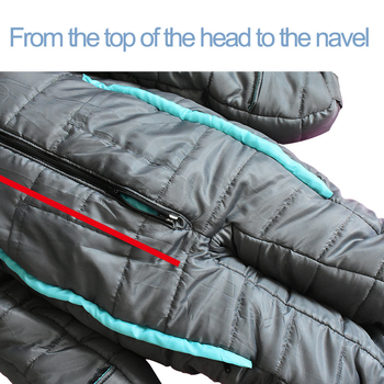 Спален чувал за къмпинг на открито в стил „Alien“, ескорт за болница, защита от топлина и студ, спален чувал за четене през нощта и през нощта, спален чувал за мумия