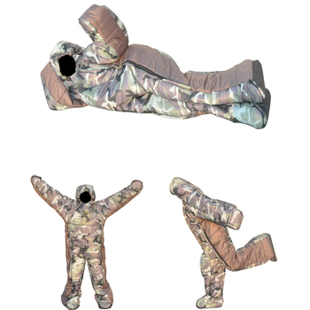 Спален чувал за къмпинг на открито в стил „Alien“, ескорт за болница, защита от топлина и студ, спален чувал за четене през нощта и през нощта, спален чувал за мумия