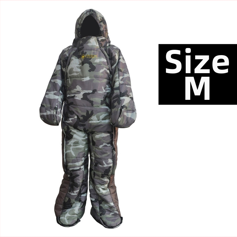 Спален чувал за къмпинг на открито в стил „Alien“, ескорт за болница, защита от топлина и студ, спален чувал за четене през нощта и през нощта, спален чувал за мумия