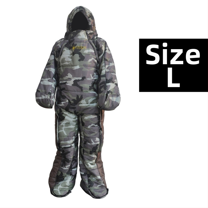 Спален чувал за къмпинг на открито в стил „Alien“, ескорт за болница, защита от топлина и студ, спален чувал за четене през нощта и през нощта, спален чувал за мумия