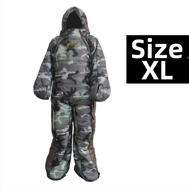 Спален чувал за къмпинг на открито в стил „Alien“, ескорт за болница, защита от топлина и студ, спален чувал за четене през нощта и през нощта, спален чувал за мумия