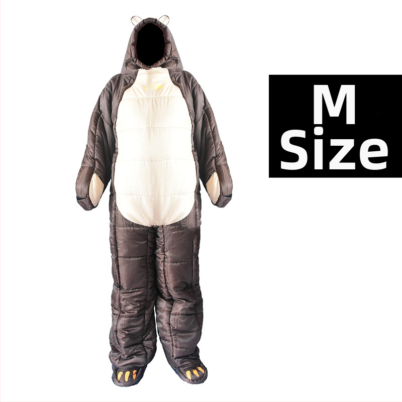 Спален чувал за къмпинг на открито в стил „Alien“, ескорт за болница, защита от топлина и студ, спален чувал за четене през нощта и през нощта, спален чувал за мумия