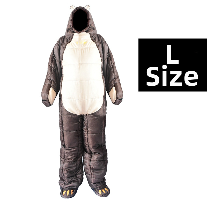 Спален чувал за къмпинг на открито в стил „Alien“, ескорт за болница, защита от топлина и студ, спален чувал за четене през нощта и през нощта, спален чувал за мумия